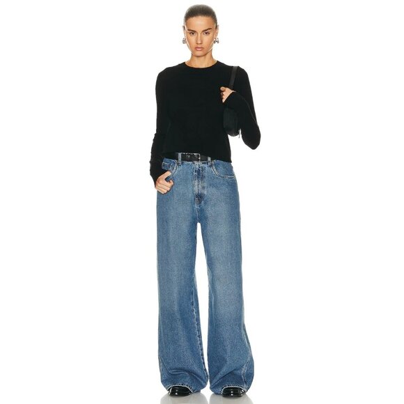 Eterne Francis Sweater in Black Cashmere Lightweight Knit - Picture 4 of 4